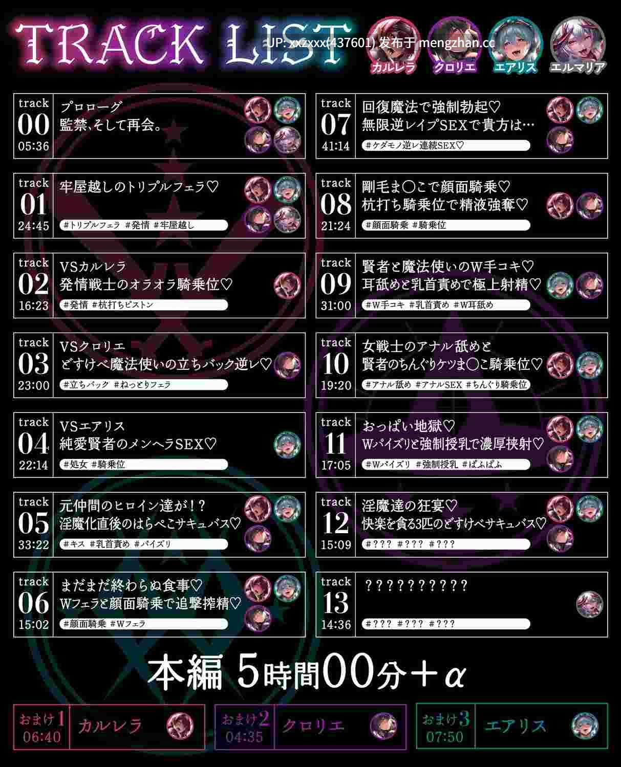 (5小时的超大杯音声)[RJ01452821]【简体中文版】【逆推】勇者一行淫魔化〜被困在魔王城的你 被刻上淫纹的原同伴侵犯〜[cv:分倍河原シホ / 涼貴涼 / 雲八はち / 海音ミヅチ]-第6张图片-萌站