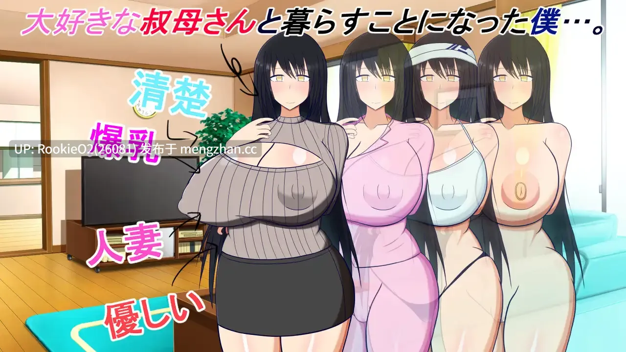 [日式RPG/汉化/巨乳/熟女/PC] 和阿姨在一起～我和阿姨的甜蜜蜜淫蕩偷情同居生活～ v1.5.2 AI汉化版+DLC v1.0 23.02.28更新 [443M] -第6张图片-萌站