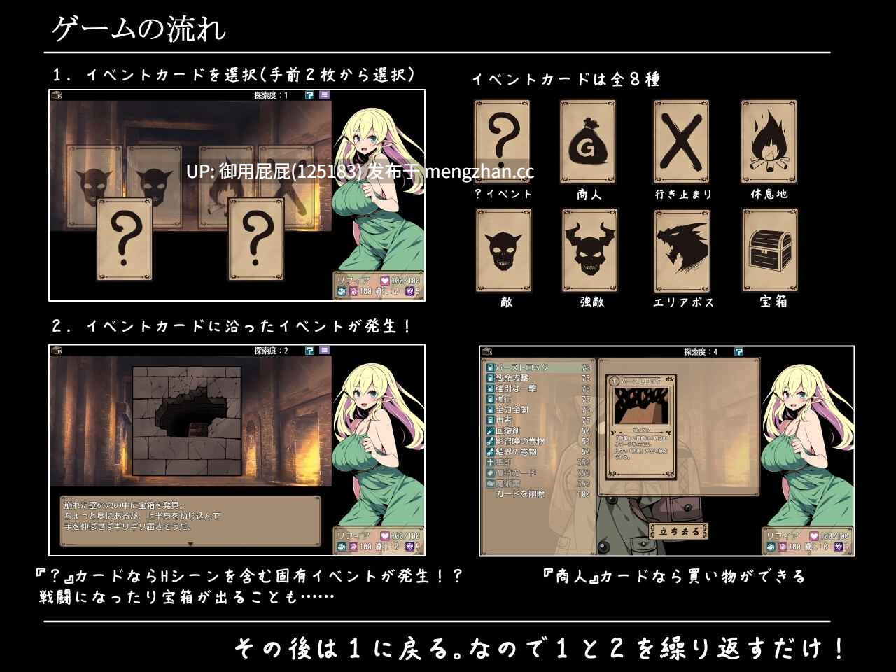 [日式RPG/兽X/哥布林/存档] 精灵少女莉菲雅与梦幻迷宫 エルフ少女リフィアと夢幻の迷宮 Ver1.06 AI汉化版+全回想存档 [1.20G]-第3张图片-萌站