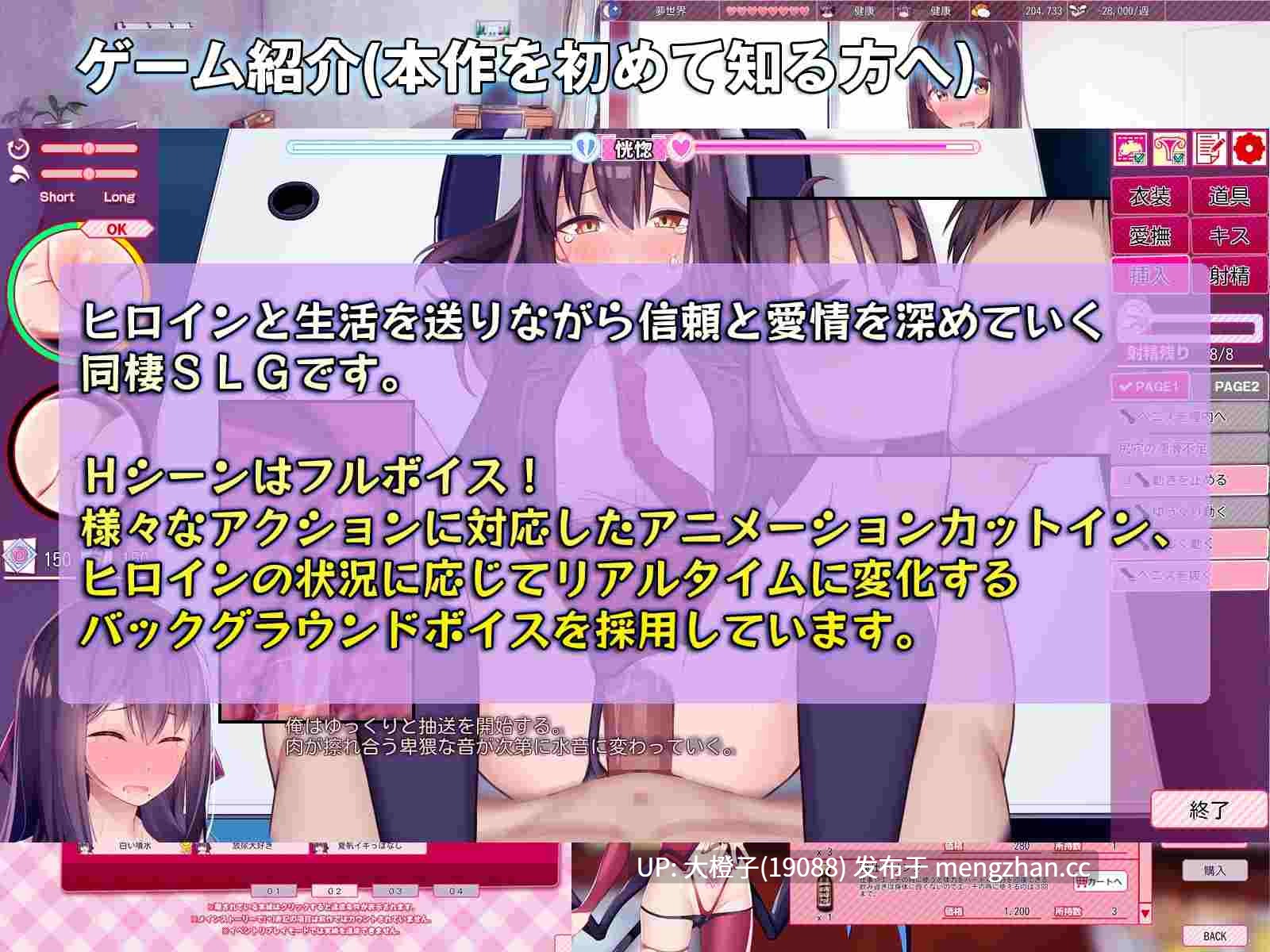 [SLG汉化PC][レベル1]シロウト家出娘と俺 Sweet Days Ver1.06+DLC Ver1.04upd1+汉化补丁+存档[2.44G]-第5张图片-萌站