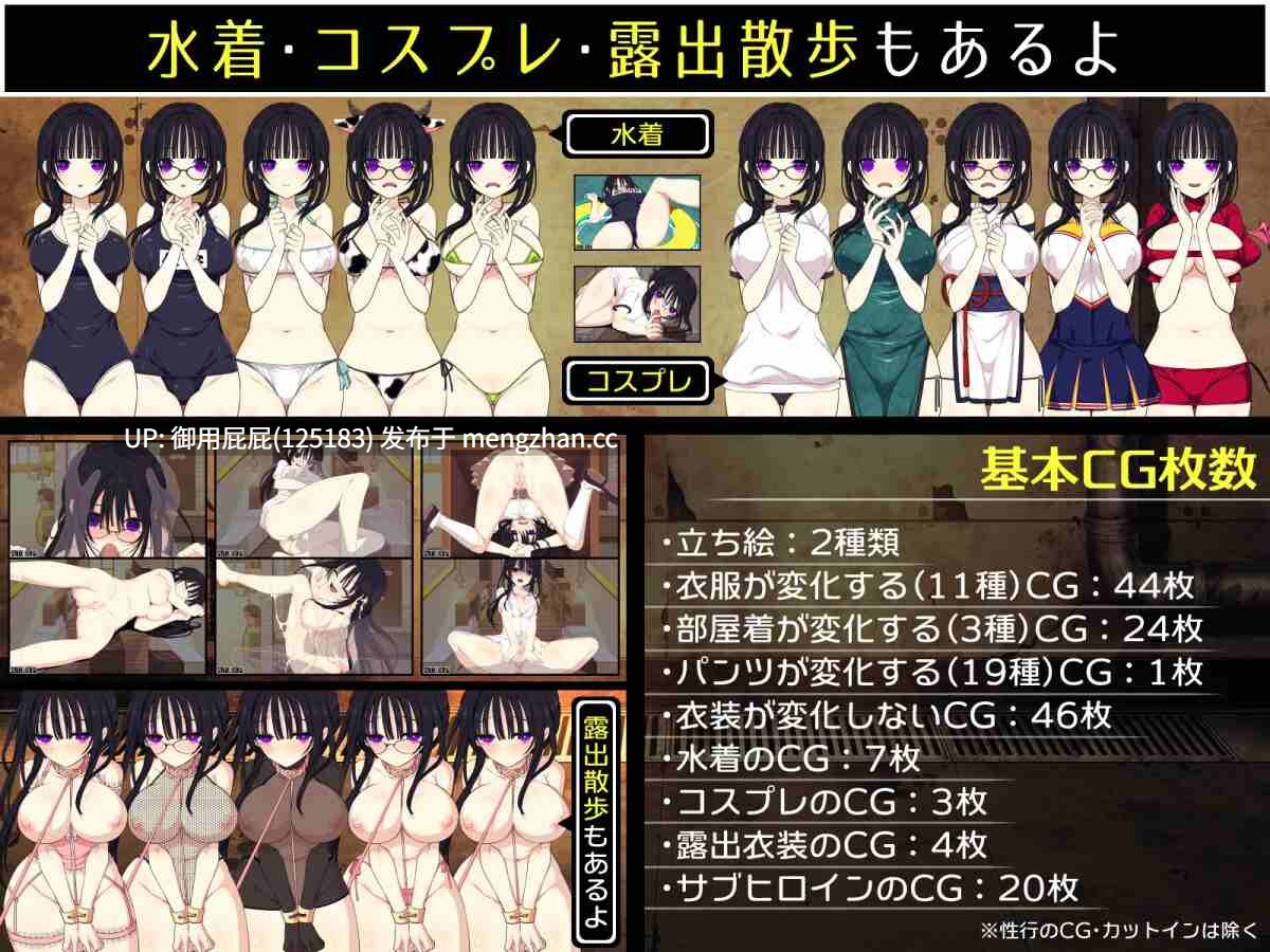 [换装RPG/更新] 佐谷霞巳没有你就活不下去 佐谷霞巳はあなたがいないと生きられない V1.10 AI汉化版+存档 [1.40G]-第10张图片-萌站