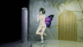 新作-原神 奈芙尔 AOA - Short Hair 蝶-第6张图片-萌站