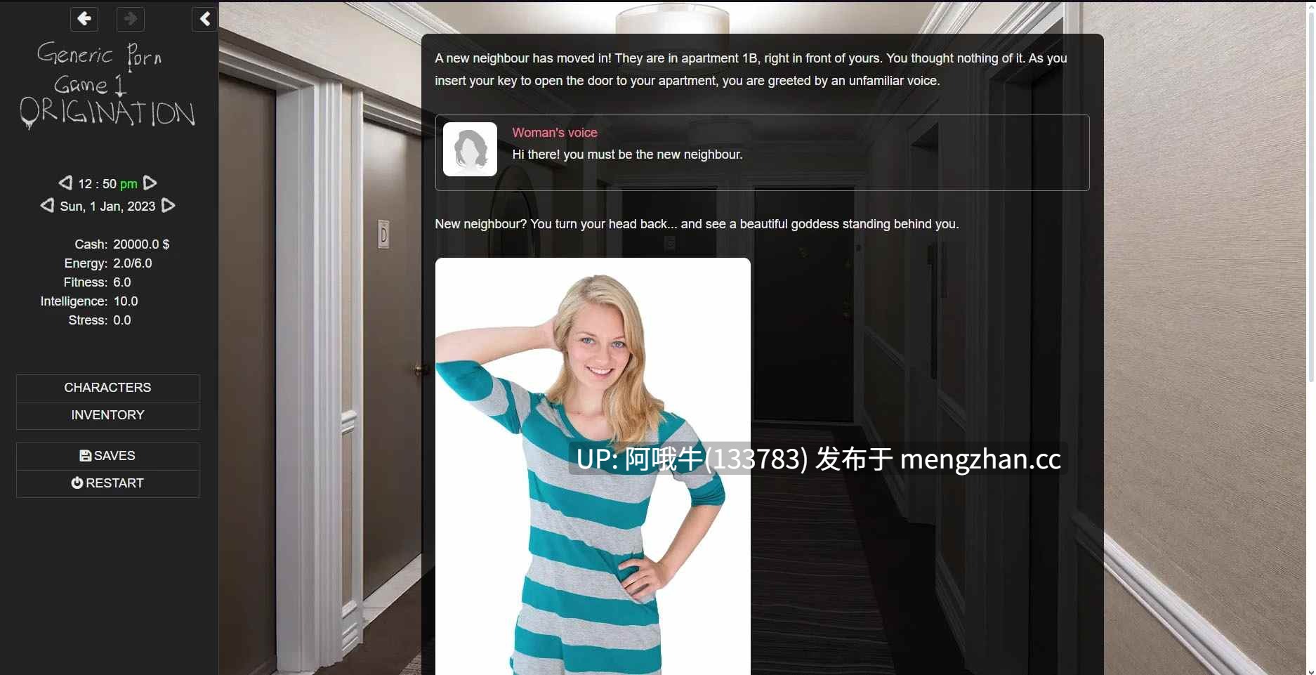 【欧美/真人/html浏览器机翻/文字视觉小说/互动/PC】通用色情游戏1 - 起源 Generic Porn Game 1 - Origination [v0.15] [CreativelyChallengedDeveloper][955M]【序号5466】-第8张图片-萌站