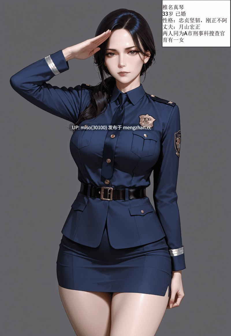 [罗罗亚苍紫] 女警 椎名真琴