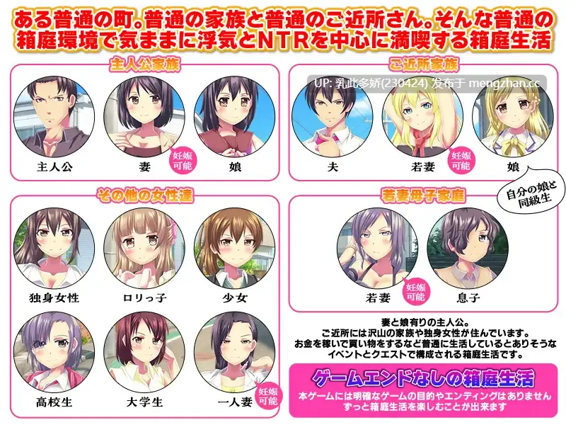 1[日式RPGAI汉化新作] 普通的出轨与NTR生活模拟器 普通の浮気とNTR生活シミュレーター AI汉化版 [PC0.98G]-第5张图片-萌站