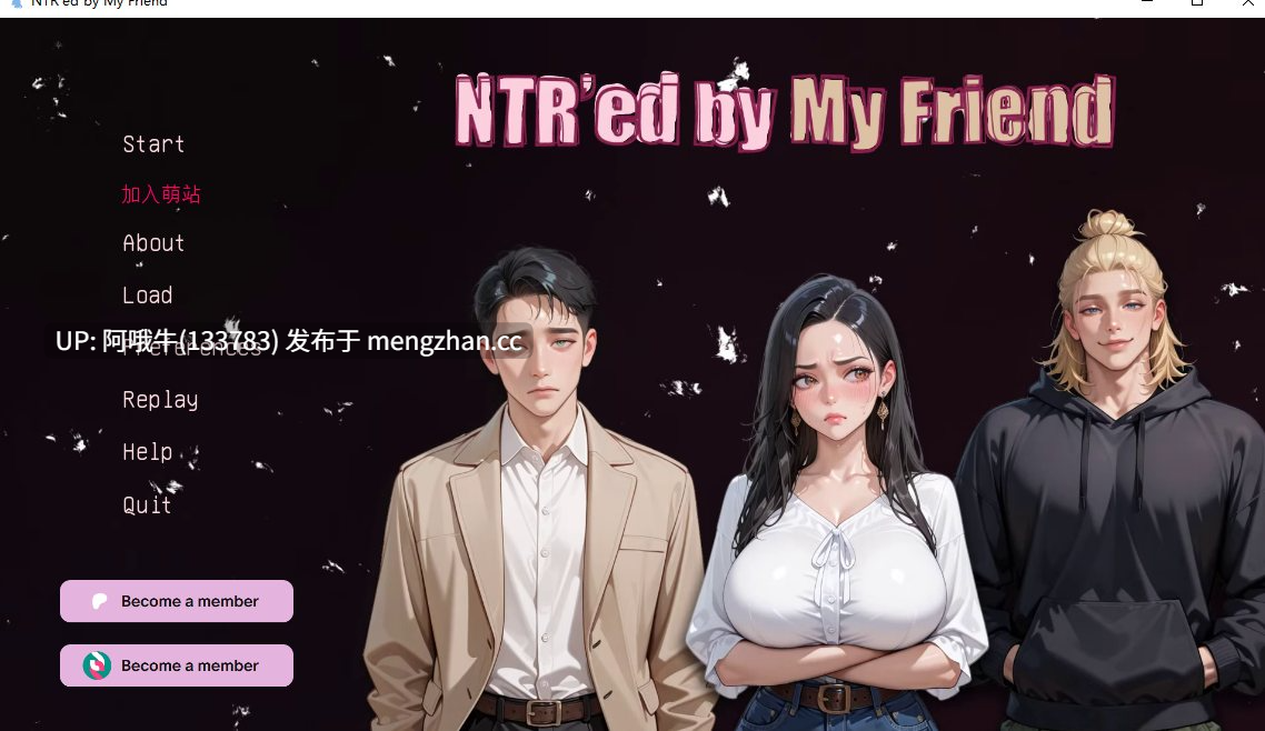 【SLG/机翻/2D/步兵/PC/萌站内植】被我的朋友NTR了 NTR’ed by My Friend Ver1.0.0 [2.8G]【序号5481】-第2张图片-萌站