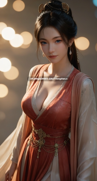 【图包】墨迹 凡人修仙传 - 慕沛灵  绿衣+红衣宫装  298p+249p     墨佬终于出红衣慕沛灵了，把前篇绿衣也搞进来方便对比了，人妻前跟人妻后的反差！（荤素）-第6张图片-萌站