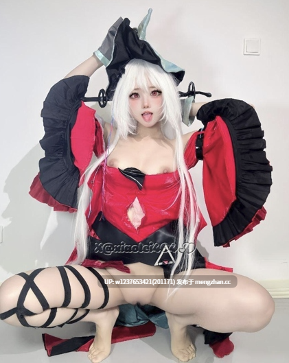 推特新晋顶级裸舞COSER【希尔薇 】COS绫地宁宁, 浊心斯卡蒂，露点馒头穴，肉感十足~【35P9V-473MB】【手动去第三方水印】-第5张图片-萌站