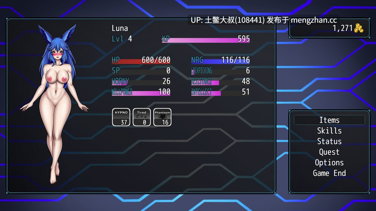 【2D日式RPG 腐败 回合制 女主 科幻 机翻】间谍兔露娜 Spy Bunny Luna [v0.6.5] 530MB-第2张图片-萌站