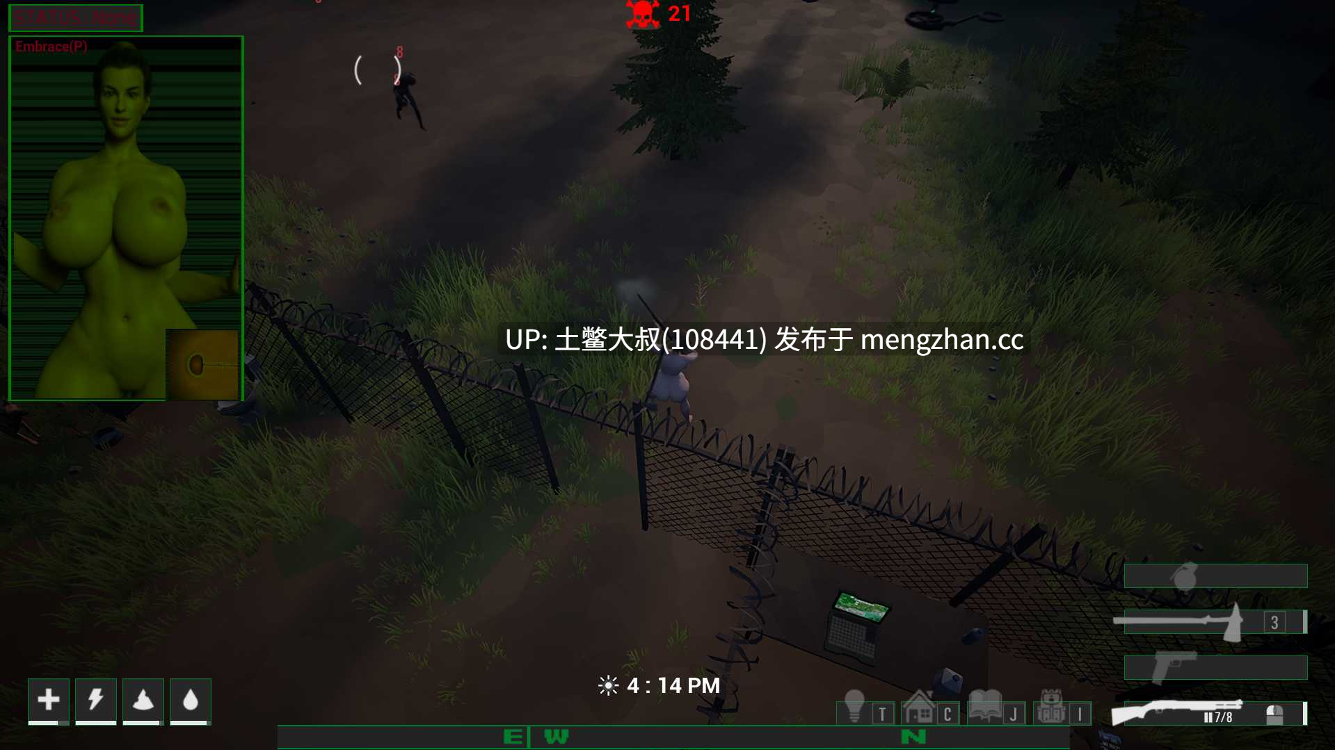 【3D欧美开放生存类RPG 冒险 战斗 怀孕 沙盒 官方不完全中文】精子末日 Spermapocalypse [v1.3.1] 1.26GB-第12张图片-萌站