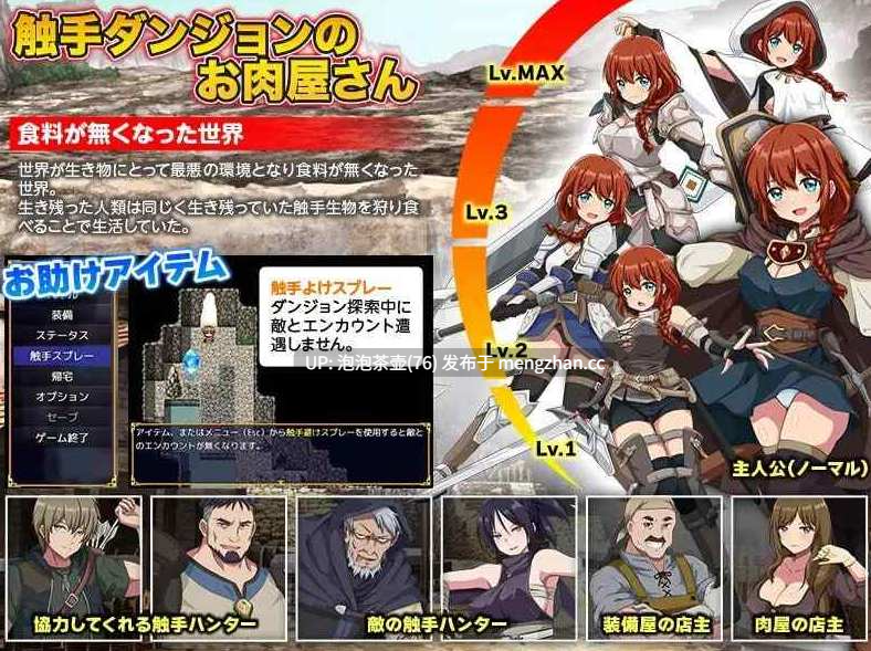 【RPG/AI汉化/PC】ダンジョン肉 v0.1-第2张图片-萌站 【RPG/AI汉化/PC】ダンジョン肉 v0.1-第2张图片-萌站