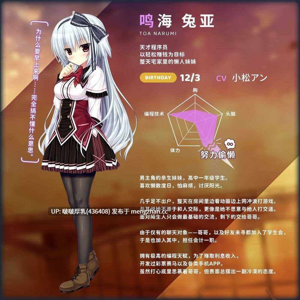 【新作】【ADV/官中/PC】娇蛮任性HIGH SPEC OC -第3张图片-萌站