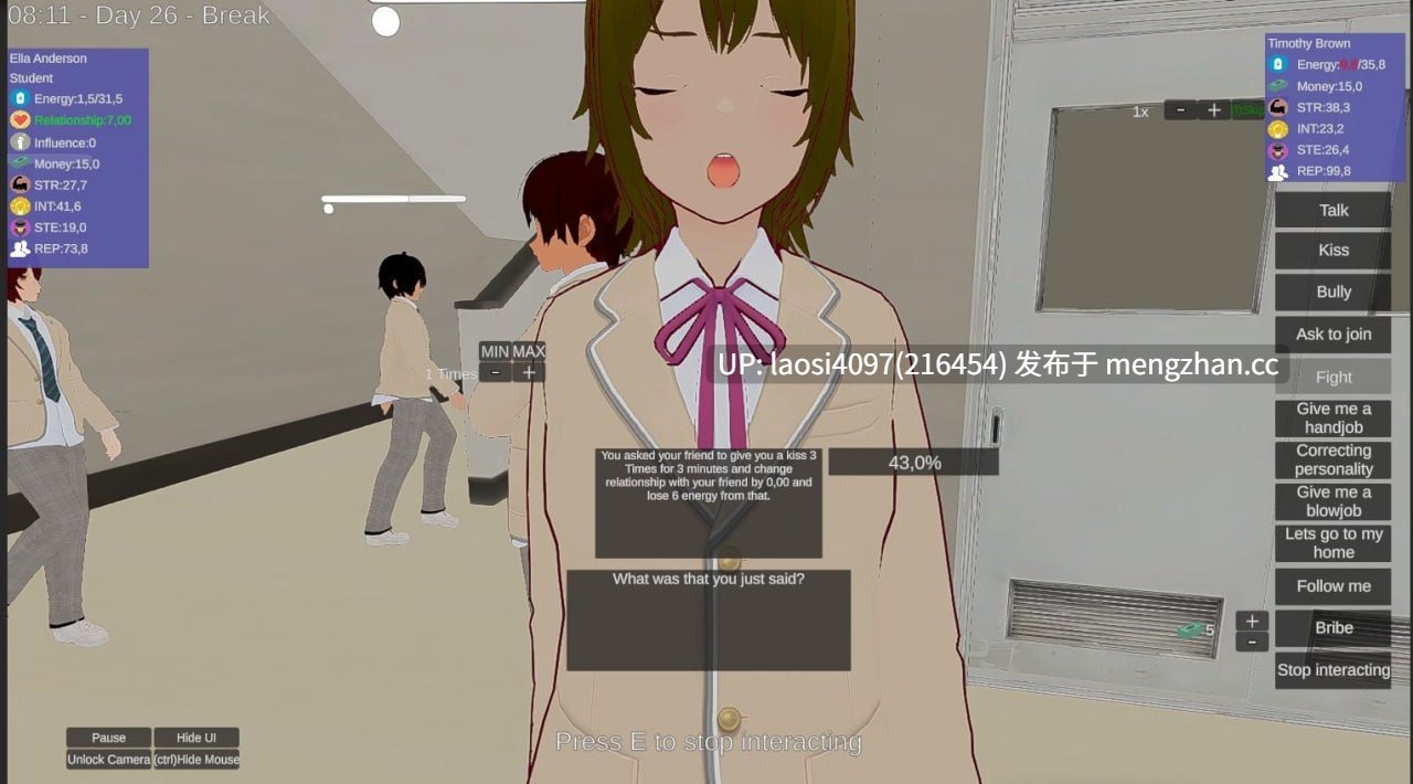 [3D/PC]#校园之王 #King of the School  v0.17 英文生肉版