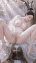 AI生成  古风美女，大体喷水吧 212段-第2张图片-萌站