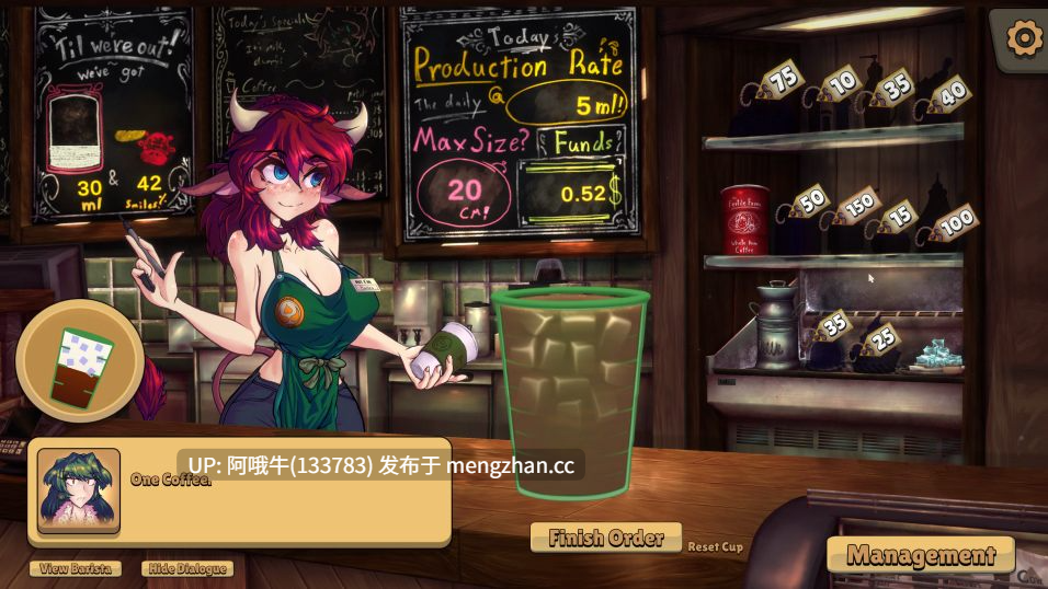 【2D/模拟经营/SLG/PC机翻/安卓生肉】牛塔斯蒂克咖啡馆   Cowtastic Cafe [v1.3.0.30] [Noa3][474M]【序号5691】-第2张图片-萌站