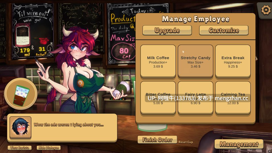【2D/模拟经营/SLG/PC机翻/安卓生肉】牛塔斯蒂克咖啡馆   Cowtastic Cafe [v1.3.0.30] [Noa3][474M]【序号5691】-第3张图片-萌站