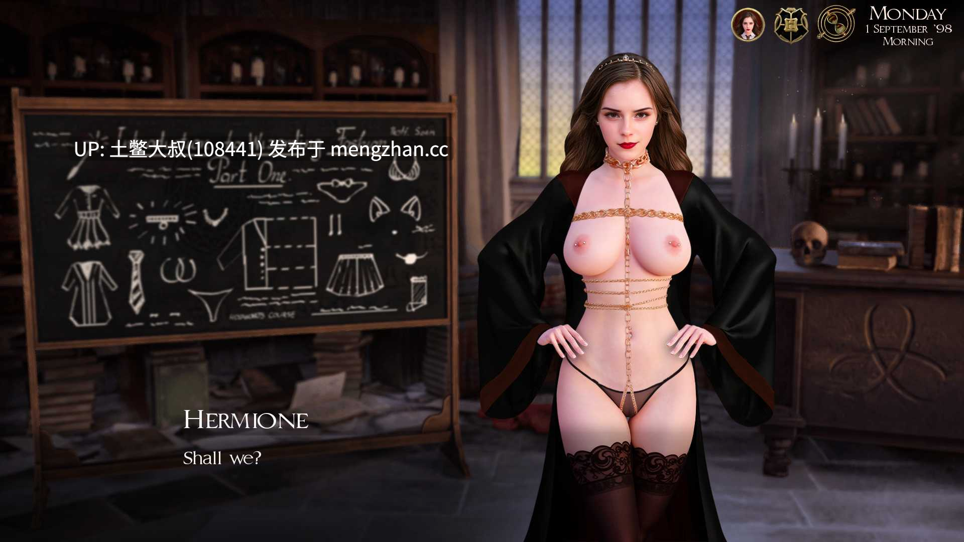【3D欧美真人SLG AICG 动态 腐败 男主 机翻】与赫敏 With Hermione [v0.4.4.5] 420MB-第12张图片-萌站
