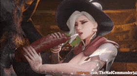 【1K/无修】新作-TheMadCommande34-Mercy's Special Halloween Deal-1K-第2张图片-萌站