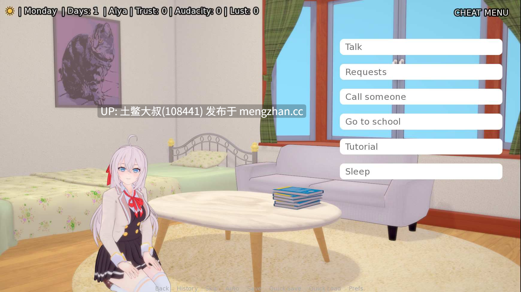 【3D日式SLG 动态 后宫 爱情 乱伦 机翻】与阿莉娅同住 Living with Alya [v0.31] 710MB-第16张图片-萌站
