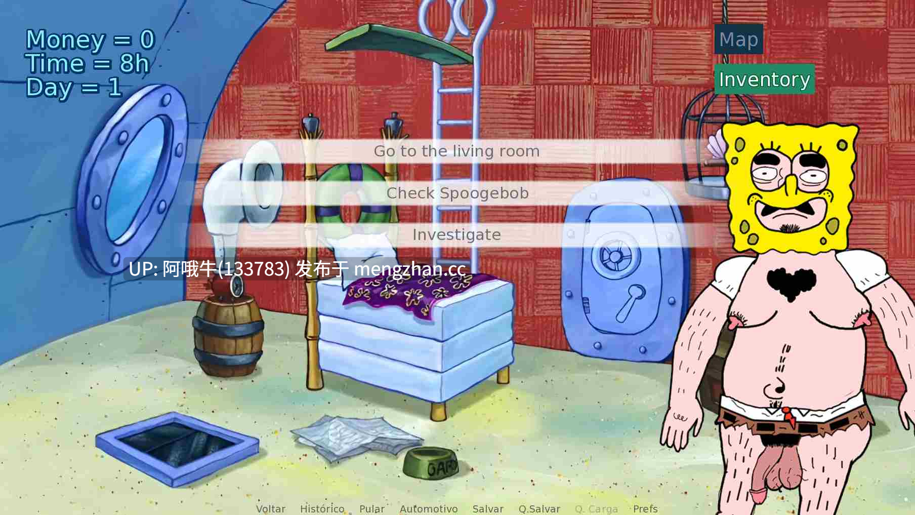【SLG/同人/猎奇/PC/机翻】比奇堡：深陷比基尼海滩 Spornbob Deep in Bikini Bottom [v0.0.10 Public] 【502M】【序号5731】-第3张图片-萌站