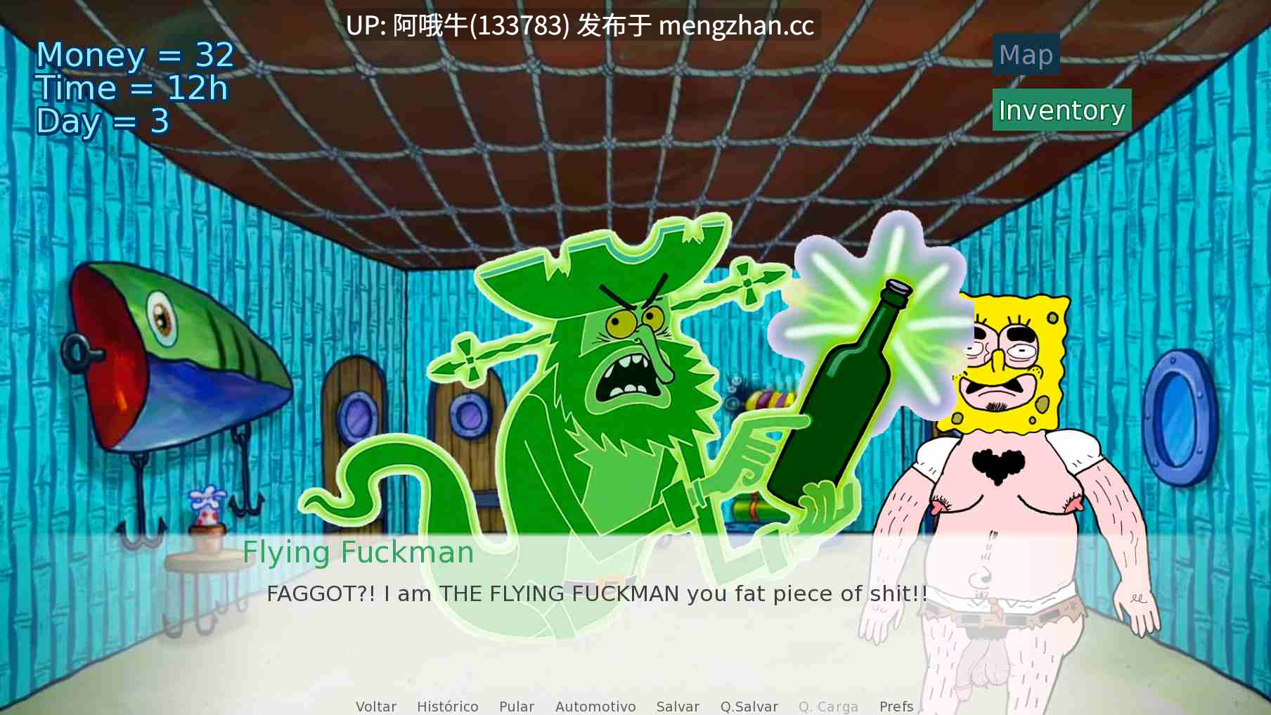【SLG/同人/猎奇/PC/机翻】比奇堡：深陷比基尼海滩 Spornbob Deep in Bikini Bottom [v0.0.10 Public] 【502M】【序号5731】-第9张图片-萌站