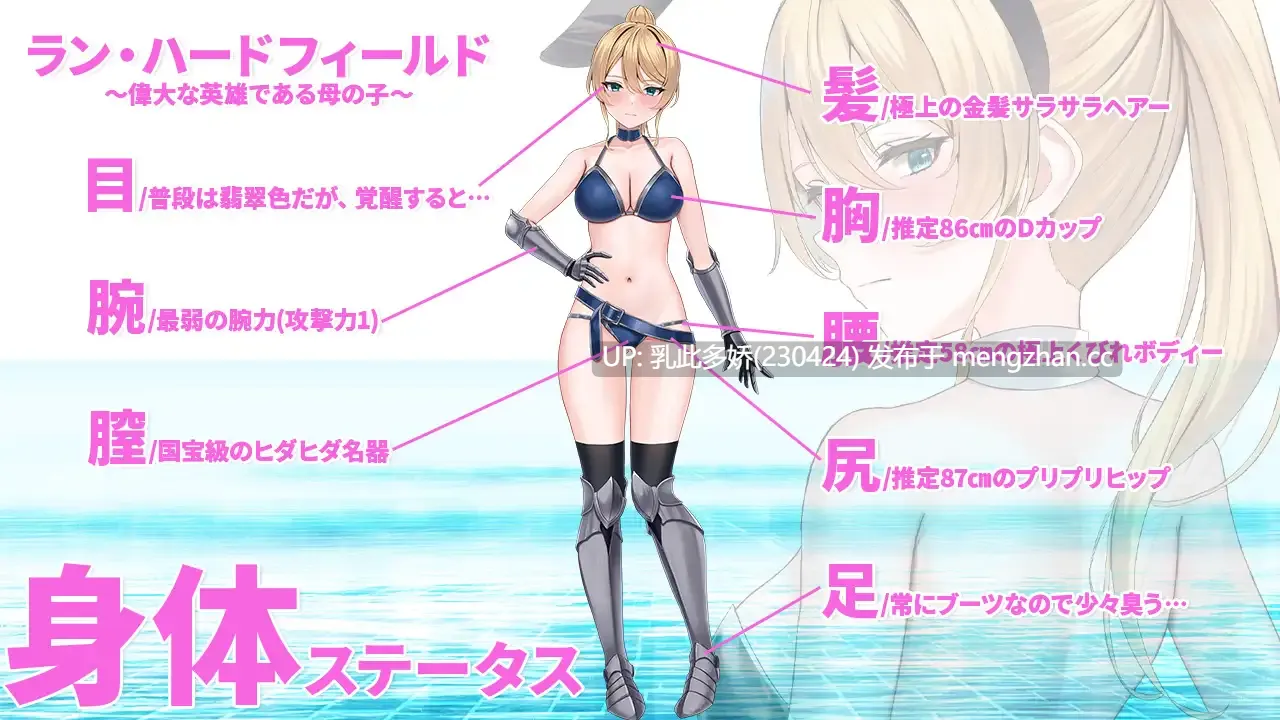 1[日式RPG内嵌AI汉化] ランの他力本願冒険道～TSした俺は最弱女騎士、パーティーの性処理係～V1.01 内嵌AI汉化版 [PC980M]-第5张图片-萌站