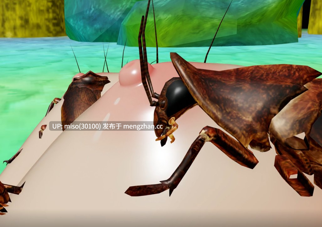 5.【MMD原神】甘雨が寝ている間にゴキブリに襲われて孕まされてしまう動画[ゴキ姦][蟲姦][Insects] []-第4张图片-萌站