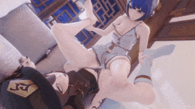 【1K/无修/无水印】新作-[Pinksama]-ANL-胡桃+香绫-PGW WiP 6d-1K-第6张图片-萌站