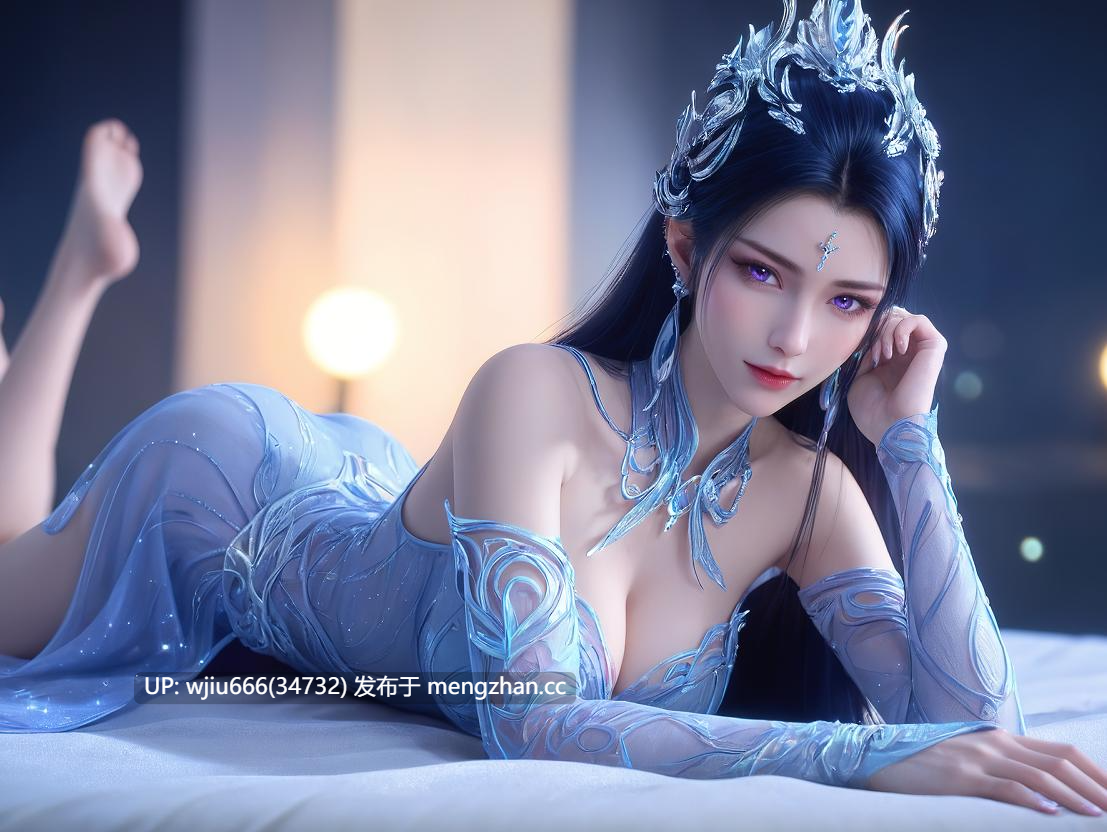 AI图包  墨迹-叶婵宫4K