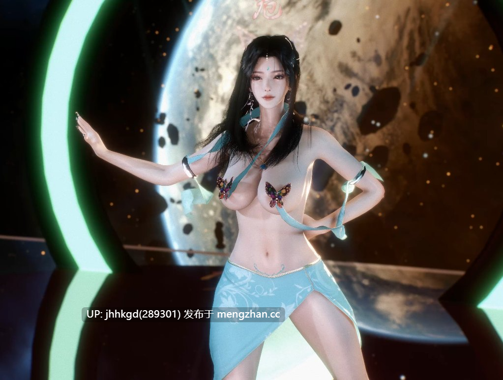 [3D/VAM/国漫/Ariaooo] 清冷仙子清漪的艺术裸舞~A佬的力作，vam技术力的顶峰恐怖如斯  3v（4k）[6G]-第4张图片-萌站