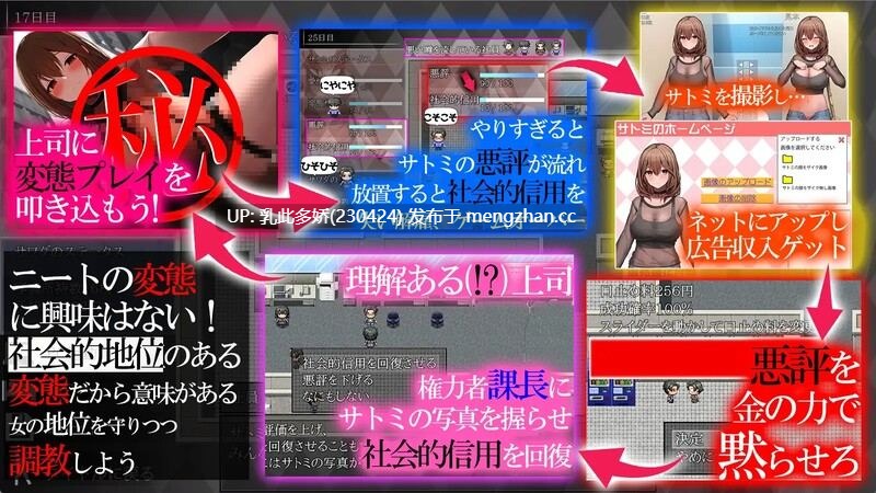 21[日式SLGAI汉化PC] 秘密 培养不起眼上司的完整记录 マル秘 冴えない上司育成の全記録 内嵌AI汉化版 [1.10G]-第3张图片-萌站