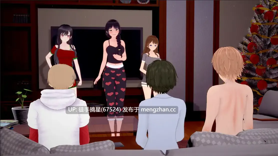 萌站汉化【日系SLG/AI汉化/乱伦】平安夜1.0 AI汉化版【PC/1.3G/首发】