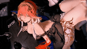 新作-Changli x Futa Fleurdelys WIP (WuWa) 长离 x 芙露德莉斯 [skin included]-第10张图片-萌站