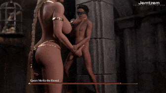 [3D动画/小马大车] Jemtzem 10月作品：Queen Marika vs Tarnished 玛莉卡 性感御姐强制骑乘榨精 [107M]