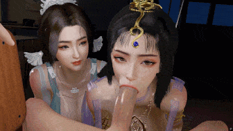 [3D动画/VAM] 小梦：宋玉文思月-午夜教室 性感姐妹花贴身侍奉榨精 [900M]-第3张图片-萌站