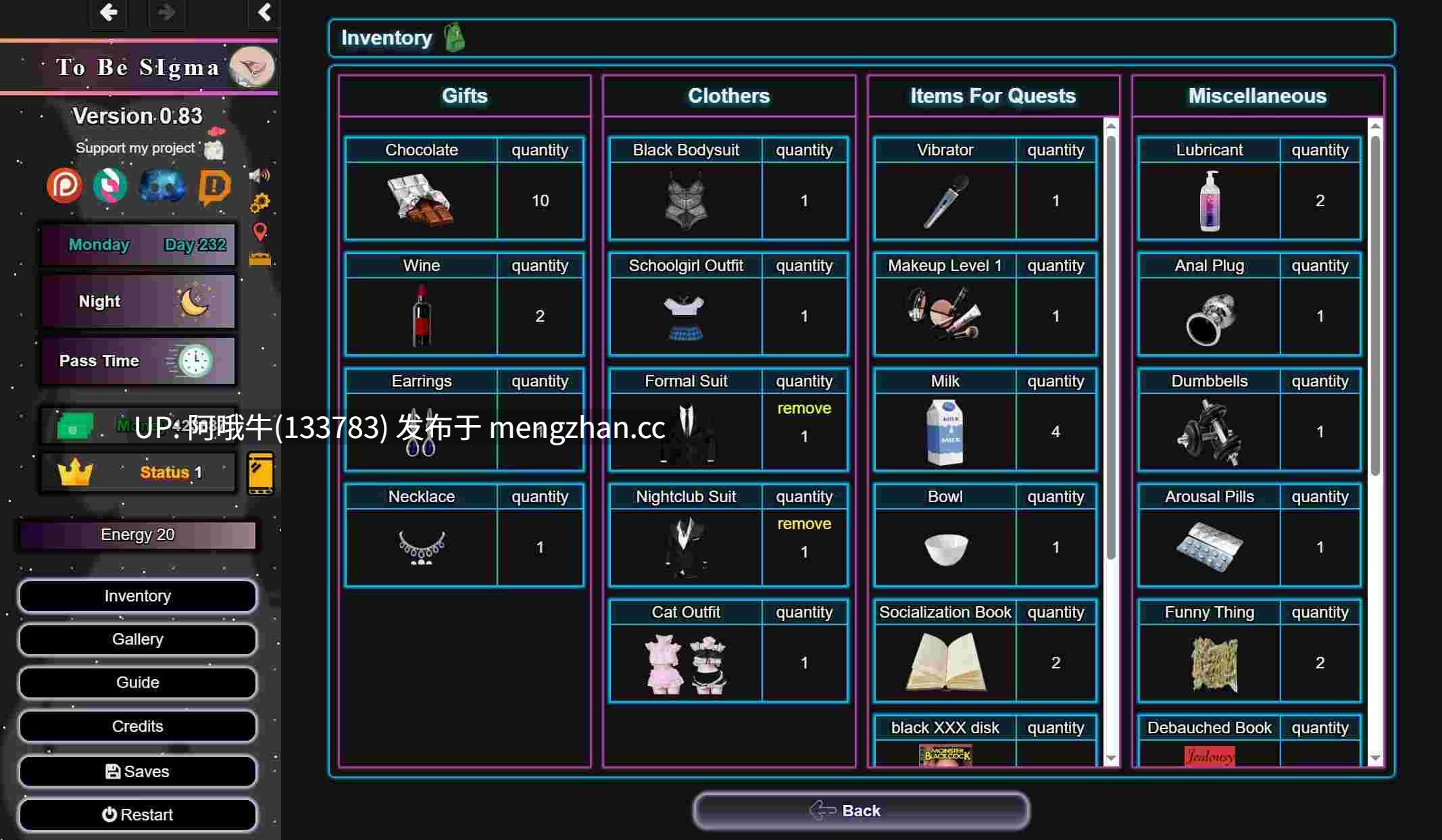 【大型/html浏览器机翻/文字视觉小说/动态CG/PC】成为SIgma To Be SIgma [v0.88] 【12.1G】【序号5871】-第19张图片-萌站