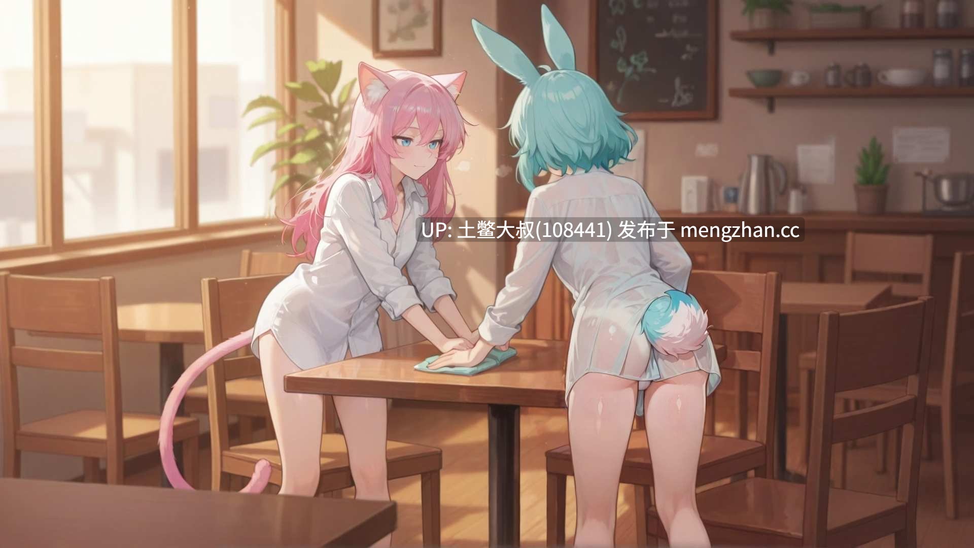 【2D日式SLG AICG 男主 猫娘 爱情 官方中文】甜美娘娘咖啡馆 Sweet Femboy Cafe [v0.1] 320mb-第4张图片-萌站
