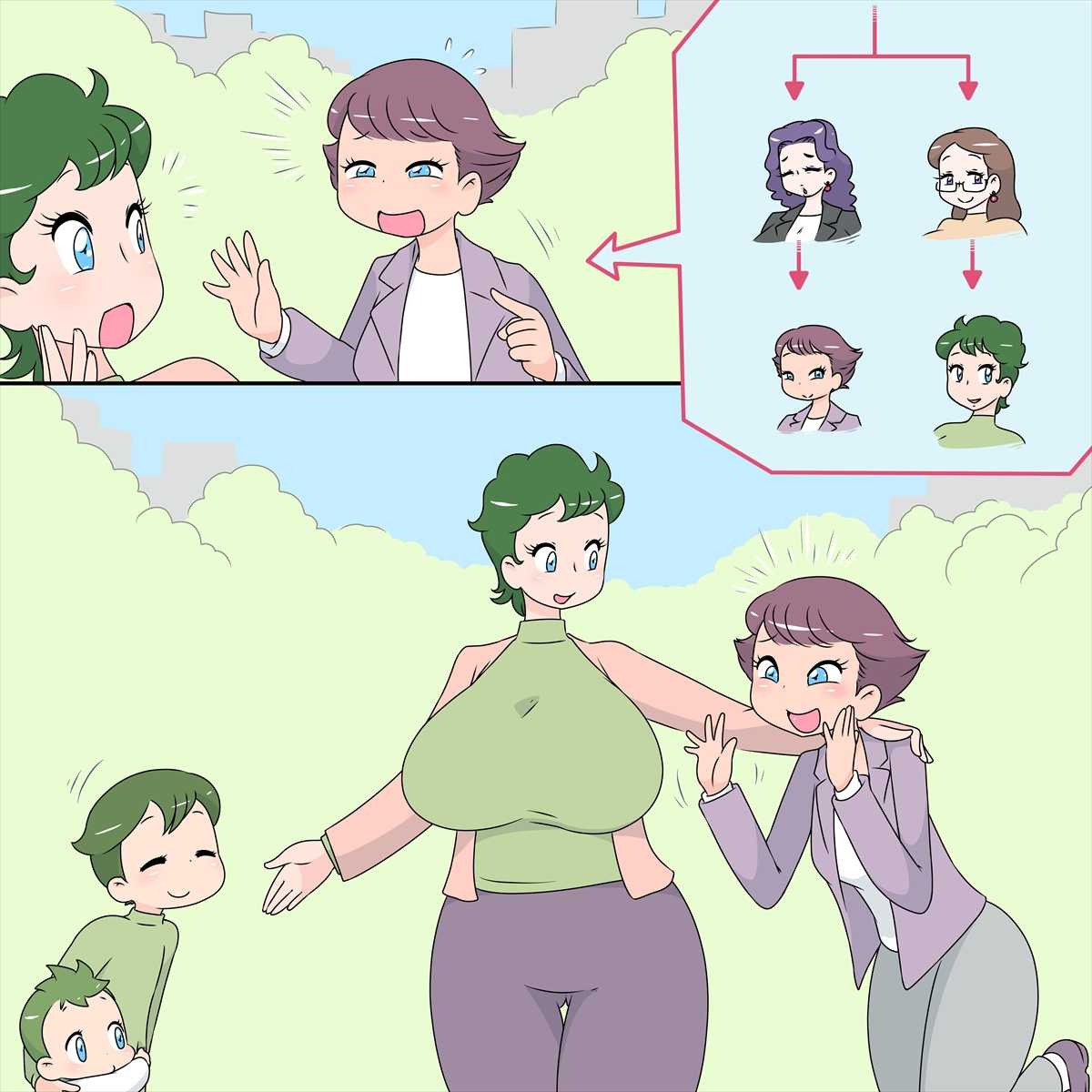 漫画作品ビッグボンバー2合集 小马拉大车,乱伦,群p,产出,怀孕,近亲,结婚,户外,母子,父女,爷女,兄妹,乳交,多人,产奶-第3张图片-萌站
