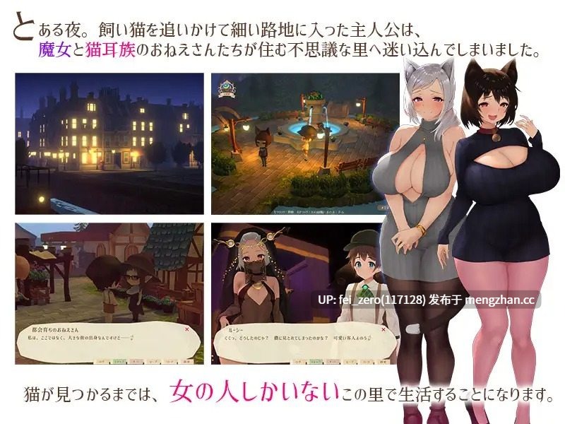 【PC/SLG/官中】RJ320259 魔女と猫の隠れ里 [ディーゼルマイン]