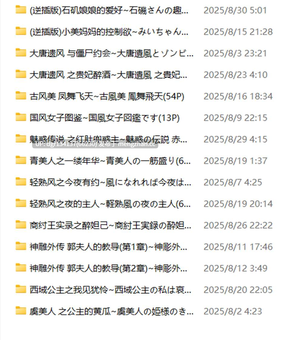 ManAI 25年8月合集 2.38G