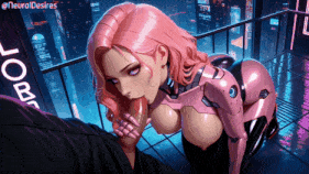 【1K/无修/无水印】新作-[Neural Desires]-Cyberpunk Temptress_ Neon Circuit Ecstasy-第30张图片-萌站