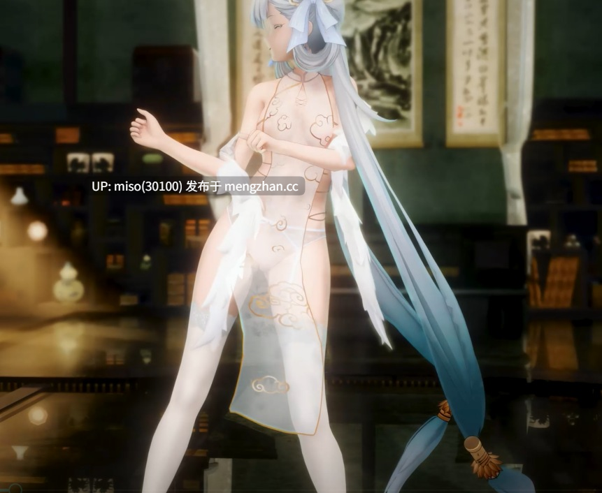 18.[MMD]R18今汐的白丝透明旗袍热舞-今汐-小鹿乱撞_鸣潮_WutheringWaves_今汐_Jinhsi 【纯舞】