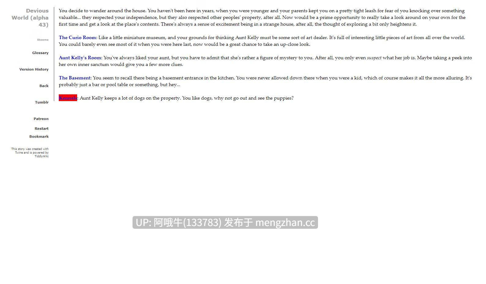 【html/浏览器机翻/文字视觉小说/PC】狡诈世界 Devious World [Dec 2025 Public] [85.4M]【序号5959】-第2张图片-萌站