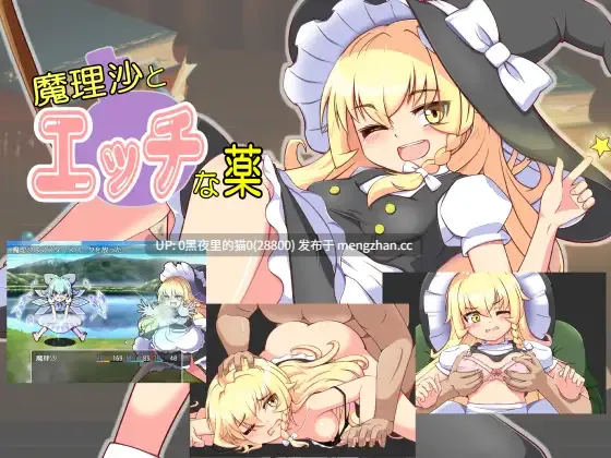 【PC/RPG/AI翻译/ 东方/异种X/换装/羞辱/金发/风俗泡泡浴/魔女】魔理沙とエッチな薬 