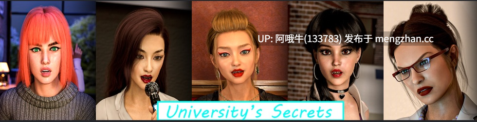 【欧美/3D/SLG/窥淫/PC机翻/安卓生肉】大学的秘密 University's Secrets [Ep.1 P1] 【1.12G】【序号5978】