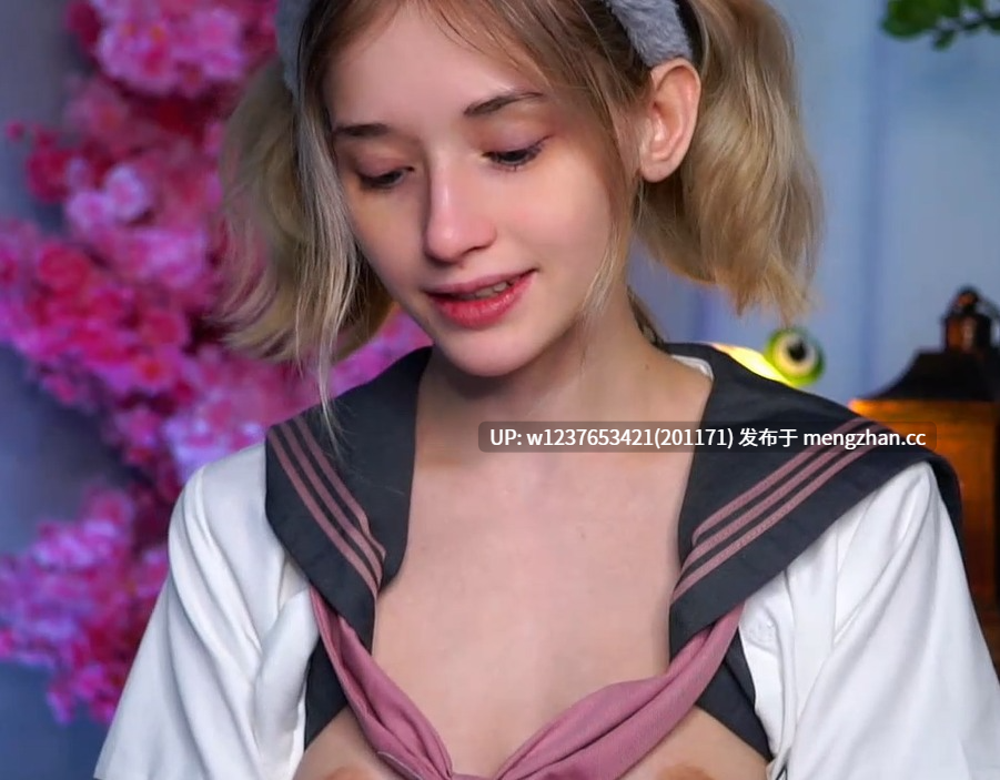 神颜可爱甜妹【Taitehambelton】青春气息金发萝莉，JK反差小婊子，适合抱起来操的小猫~【3V-950M】-第3张图片-萌站