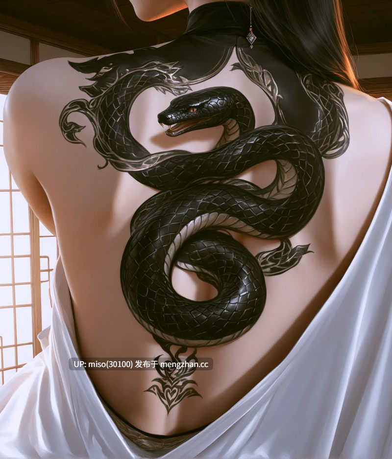 蛇紋入侵 The Snake Tattoo Within (蛇のタトゥーの侵入) by ppkkmoon-第6张图片-萌站