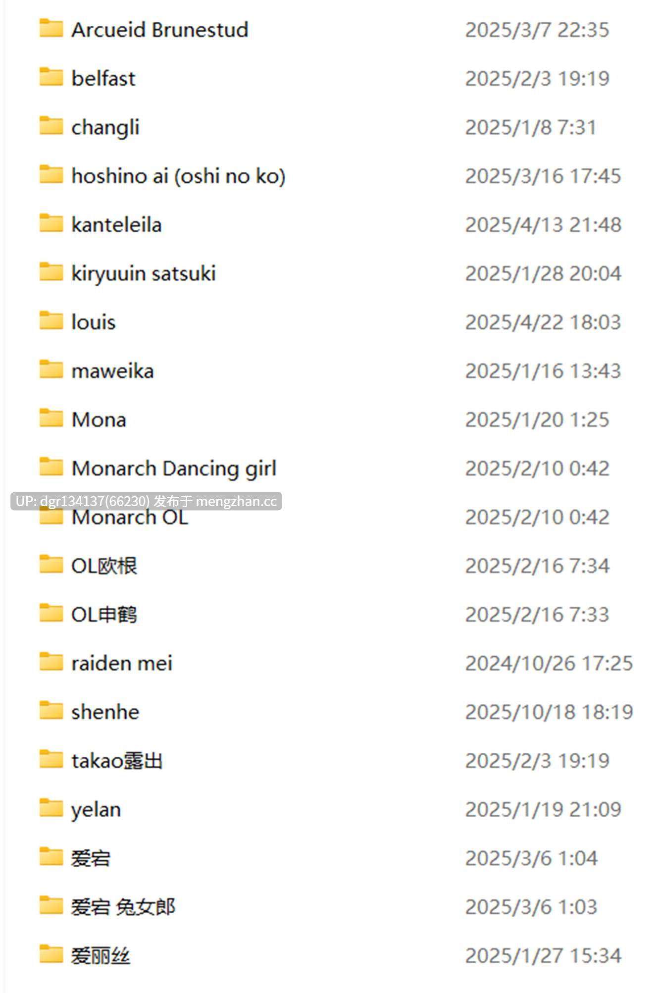 QosLouisAI  早期画风 25年5月之前58个包 8G 附目录图-第7张图片-萌站
