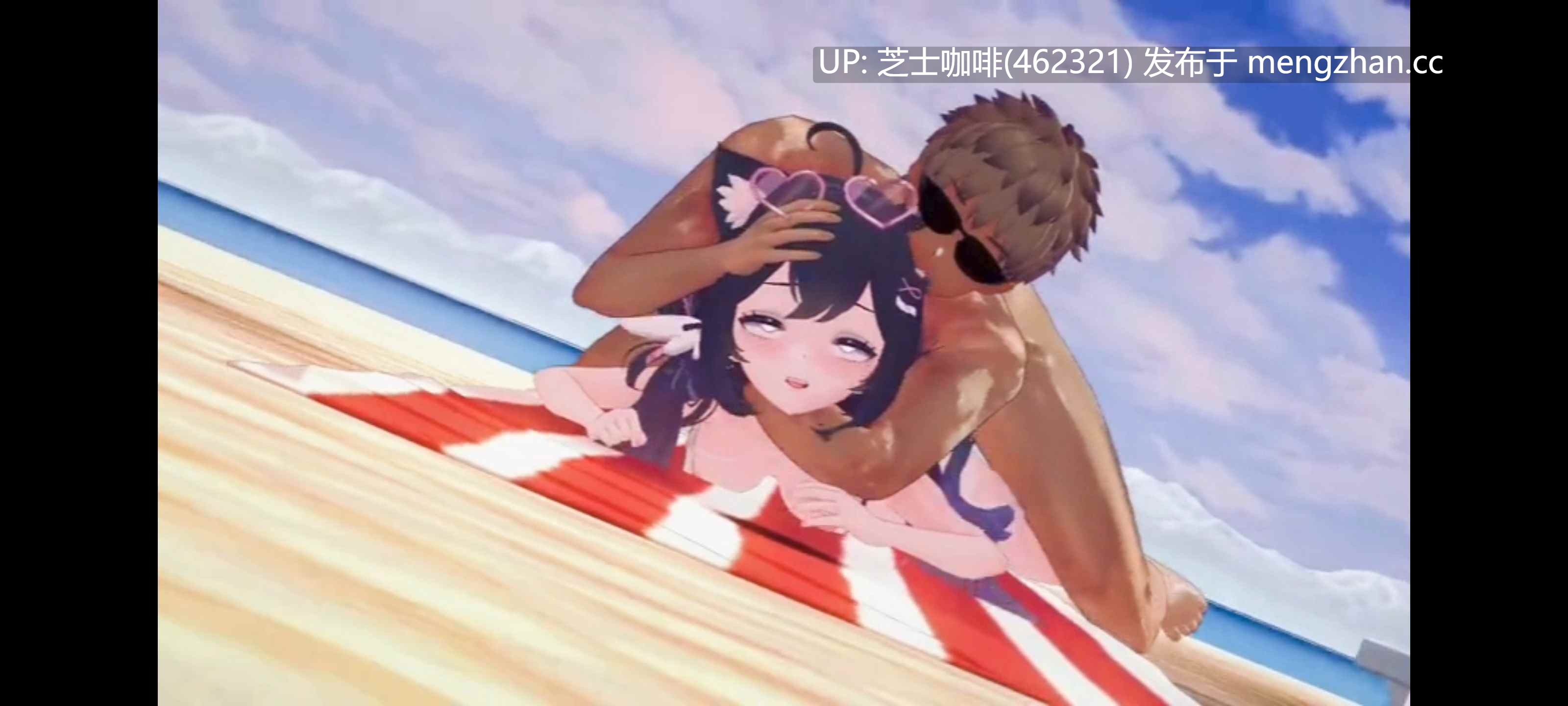 兽耳娘在海边被黑人操