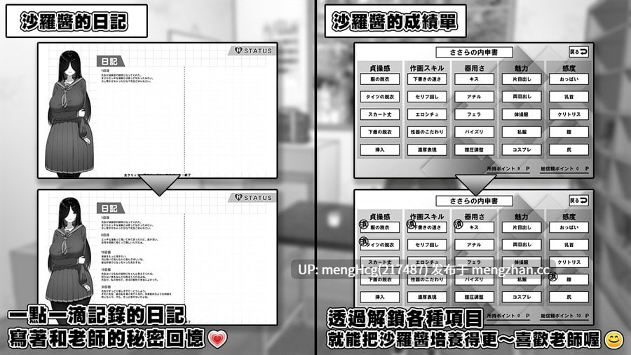 【SLG/PC/官中/无码】漫研社顾问想要支持佐伯沙罗/漫研顧問は佐伯ささらを支えたい v1.0.4-第5张图片-萌站 【SLG/PC/官中/无码】漫研社顾问想要支持佐伯沙罗/漫研顧問は佐伯ささらを支えたい v1.0.4-第5张图片-萌站